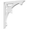 Ekena Millwork Sellek Architectural Grade PVC Bracket, 5/8"W X 10"D X 10"H BKTP01X10X10SK - alternate 1